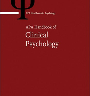 کتاب راهنمای روان شناسی بالینی APA: کاربردها و روش ها، جلد سوم